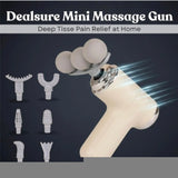 Massage Gun for Pain Relief | 9 Adjustable Heads for Deep Tissue, Muscle Relief for Back, Shoulder & Foot