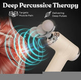 Massage Gun for Pain Relief | 9 Adjustable Heads for Deep Tissue, Muscle Relief for Back, Shoulder & Foot