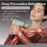 Massage Gun for Pain Relief | 9 Adjustable Heads for Deep Tissue, Muscle Relief for Back, Shoulder & Foot